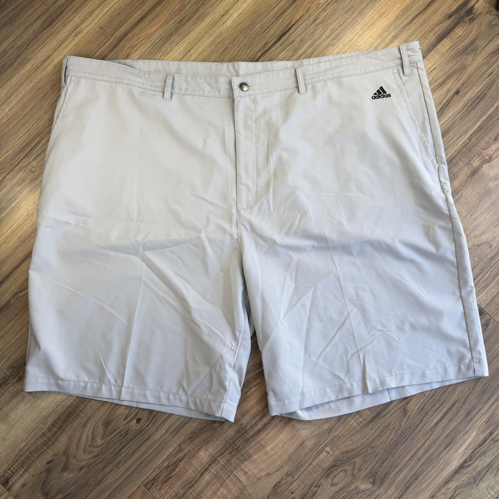 Adidas Chino Shorts Mens 54 Gray Golf Performance  Pockets Summer Stretch